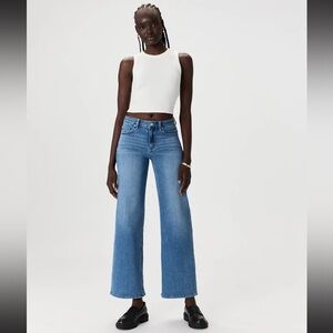 Quince Bella Wide Leg Jean in Seaside Blue - 32” length